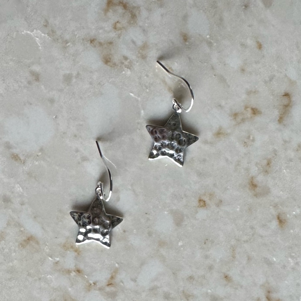 NWOT Sundance Glimmering Stars Earrings, Sterling Silver - Picture 6 of 7